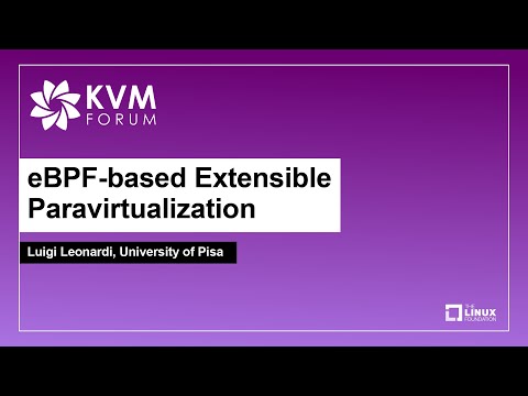 eBPF-based Extensible Paravirtualization - Luigi Leonardi, University of Pisa