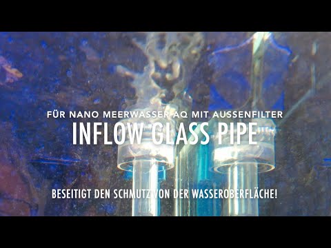 Glas Skimmer für Nano Meerwasser Aquarium mit Außenfilter  - Das Wasser ist deutlich sauberer Top