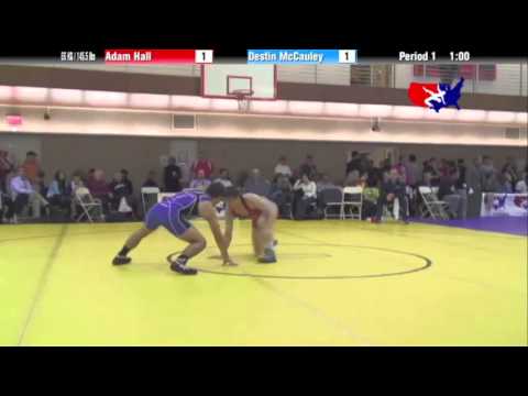FS 66 KG - QF - Adam Hall (NYAC) vs. Destin McCauley (MN Storm)