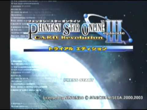 Phantasy Star Online Episode III : C.A.R.D. Revolution GameCube