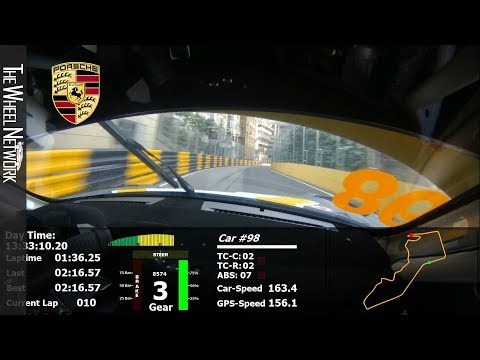 Onboard: One lap in the Porsche 911 GT3 R at Macau