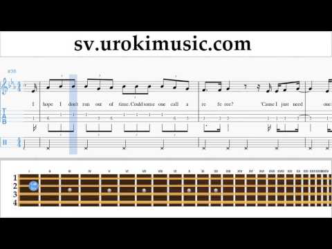 Mandolinlektioner Justin Bieber - Sorry Noter Tabs Del#2 um-i492