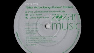 Faculty X - What You've Always Known ( Jori Hulkkonen's "Hoshed Up" Mix )