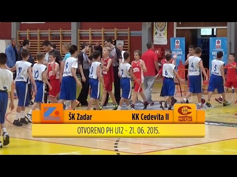 Zadar - Cedevita II - cijela utakmica - osmina finala - Otvoreno PH U12 - 21.06.2015.