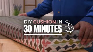Make a Box Corner Cushion - The 30 Minute Cushion