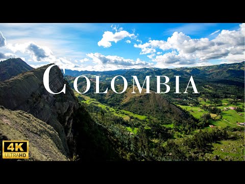 FLYING OVER COLOMBIA (4K UHD) - Relaxing Music Along With Beautiful Nature Videos - 4K  Ultra HD