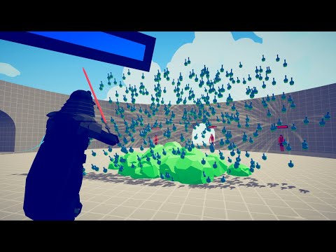 DARTH VADER UNIT vs EVERY 3x GOD + HP BAR ► Totally Accurate Battle Simulator TABS