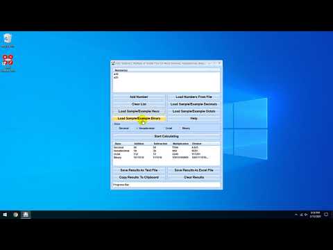 Add, Subtract, Multiply or Divide Two Or More Decimal, Hexadecimal, Binary and Octal Numbers Software