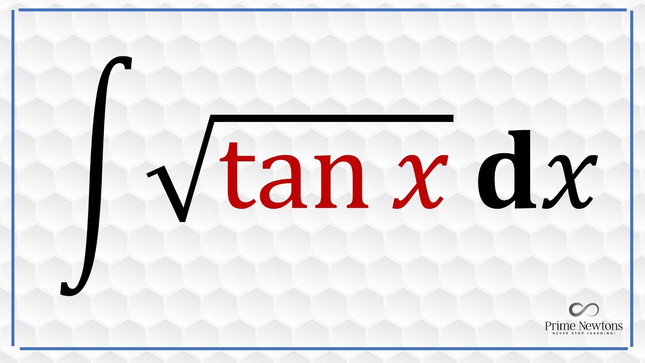 integral of sqrt of tanx