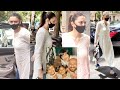Hansika Motwani Papped At Mandira Bedi House To Pay Her Condolence To Late Filmmaker Raj Kaushal Ji