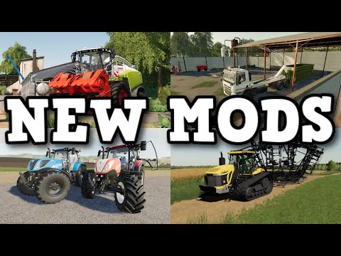 NEW CONSOLE MODS!!! Challenger MT800, Marangon Foldbar, Plus More New Mods | Farming Simulator 19