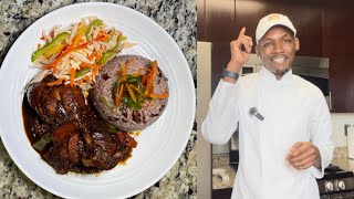 How to Make Traditional Jamaican Brown Stew Chicken | Classic Sunday Dinner 🇯🇲🍗