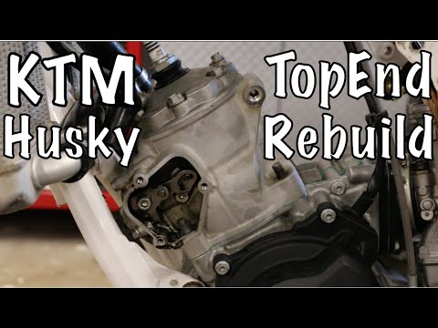 KTM Husqvarna 2 Stroke Top End Rebuild Tutorial (Husqvarna TC 125) *UPDATEs* in Video description