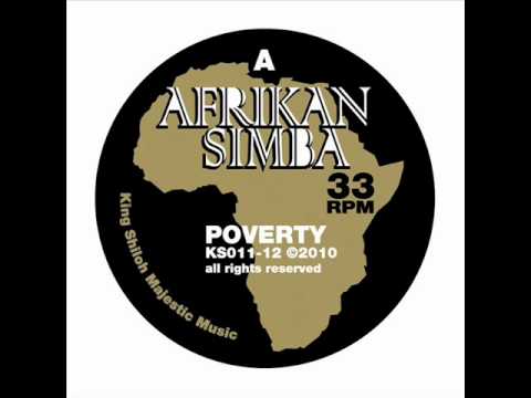Afrikan Simba - Poverty dub2 (King Shiloh 12")