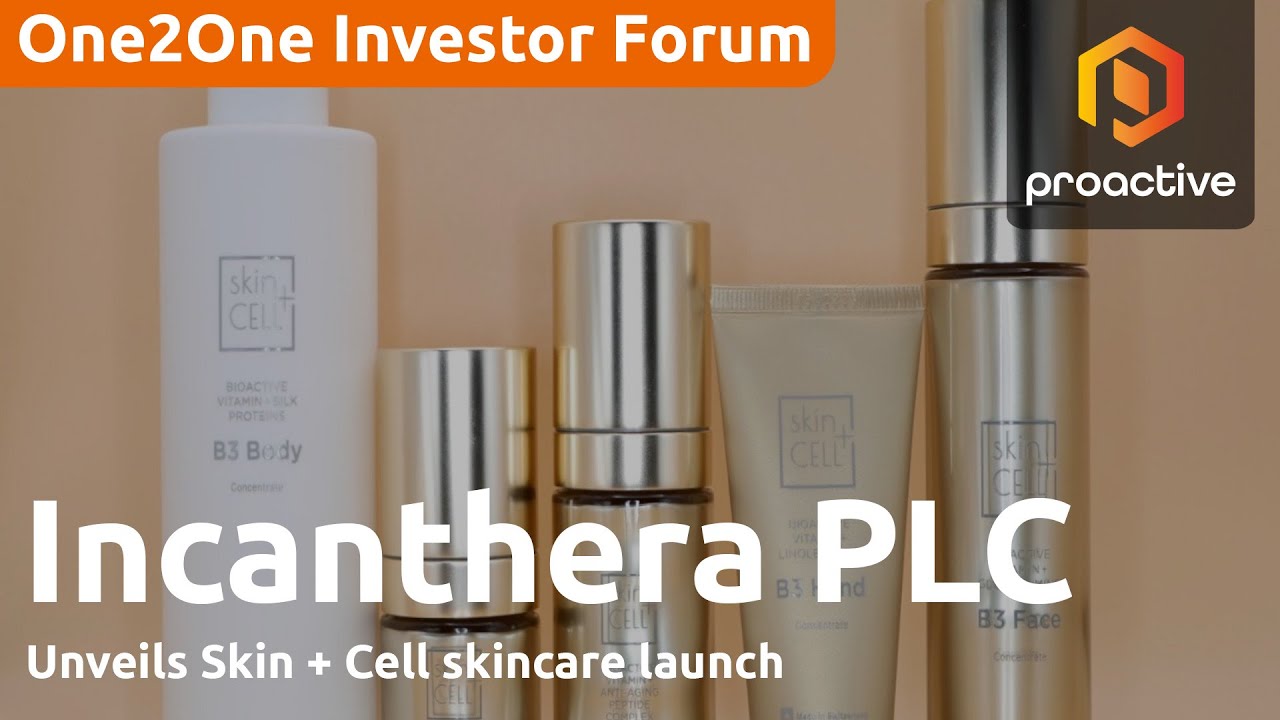 Incanthera unveils Skin + Cell skincare launch - One2One Investor Forum