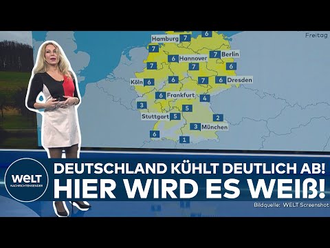 WINTERLICHES WETTER: Deutschland erlebt deutliche Abkühlung! Starke Niederschläge und auch Schnee