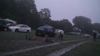 preview picture of video 'MUDSLIDE: How to wreck a campsite field!'