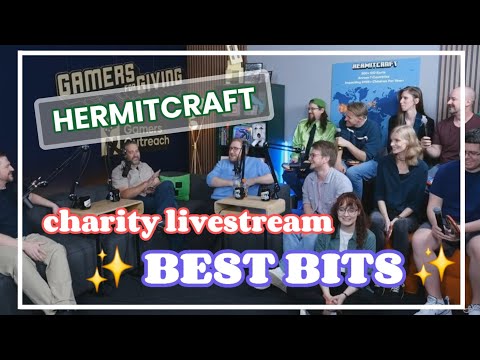 BEST BITS from the Hermitcraft charity livestream!