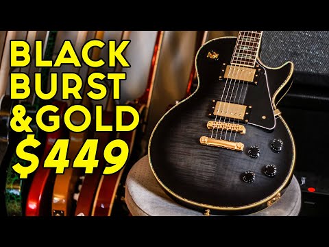AIO Wolf WLP 750T Electric Guitar - Cherry Burst w/Gator GWE-LPS-BLK Case image 19
