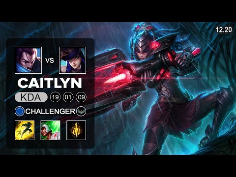 Caitlyn vs Yasuo ADC - EUW Challenger - Patch 12.20 Season 12