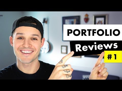 Design Portfolio Review Critique | Reviewing my own portfolio