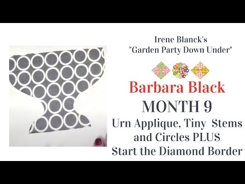 Block of the Month Quilt - Garden Party Down Under - BOM 2022 - Month 9