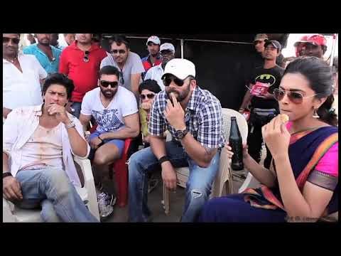 Deepika's Last Day : Sets of Chennai Express with Shah Rukh Khan & Rohit Shetty#shorts