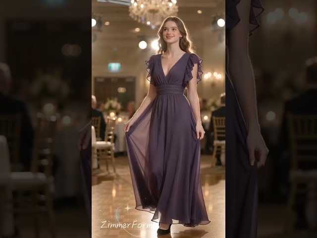 Purple Bridesmaid Dresses Australia – Why This Chiffon A-Line Gown Gets It Right