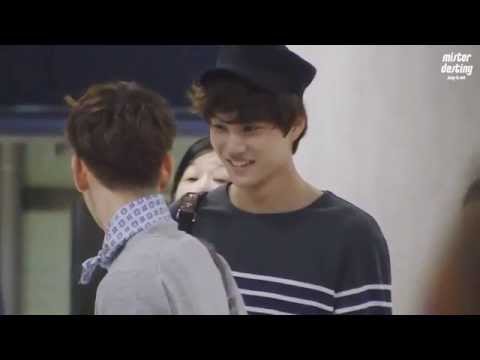 130316 Kai Baekhyun at suvarnabhumi airport  [CR: MR.DESTINY]
