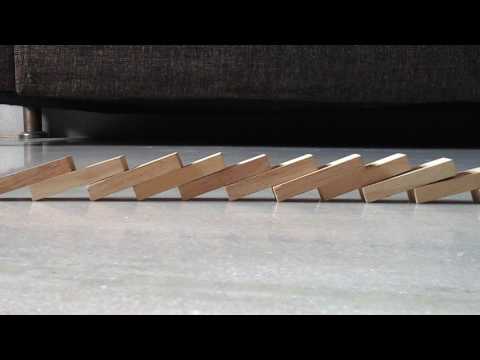 Jenga  domino tricks