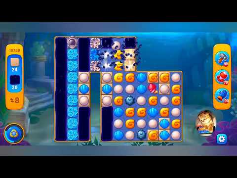 фишдом 2022  #  10759 уровень - прохождение без бустеров # Fishdom,   10759  level - no Boosters.