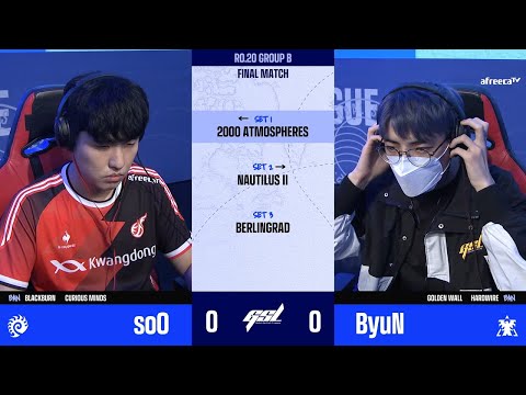 [2022 GSL S2] Ro.20 Group B Match5 soO vs ByuN