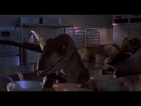 Jurassic Park - Part 32 - Raptors In The Kitchen 1993
