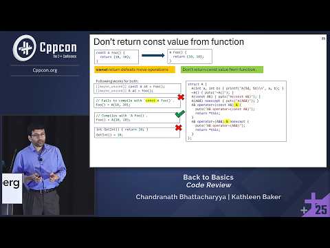 Back to Basics: How To Improve C++ Code Reviews - Chandranath Bhattacharyya & Kathleen Baker