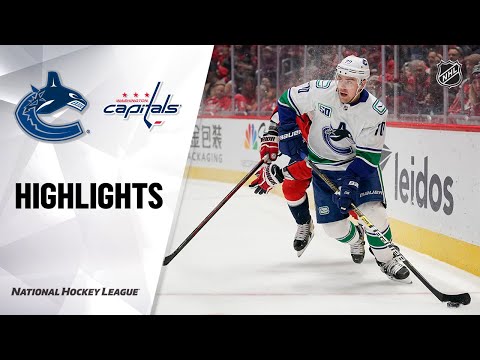 NHL Highlights | Canucks at Capitals 11/23/19