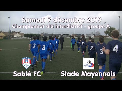 Résumé u13 Sablé Mayenne 07 12 2019