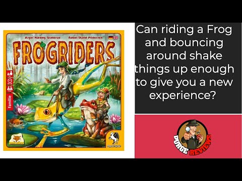 The Purge: # 2950 Frogriders: The abstract Frog riding (and jumping) abstract game from Stronghold Games