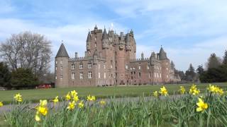 preview picture of video 'April Daffodils Glamis Castle Angus Scotland'
