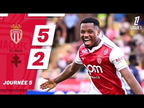 Résumé AS Monaco - FC Metz - 5ème journée