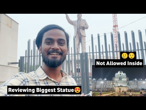 Touring Biggest Ambedkar Statue😍💥Ulla Allow pannala fam😌In love with Buildings ❤