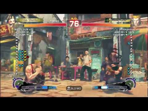 White Gun V2 (Ibuki) vs musikgenius (Guile)