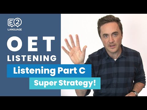 OET Listening Part C with Jay from E2Language!