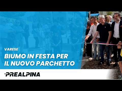 Varese. Biumo in festa per il nuovo parchetto