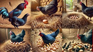 Aseel Hen Sat on Eggs for 21 Days – Full Natural Hatching Process || From Start to Chicks Hatching