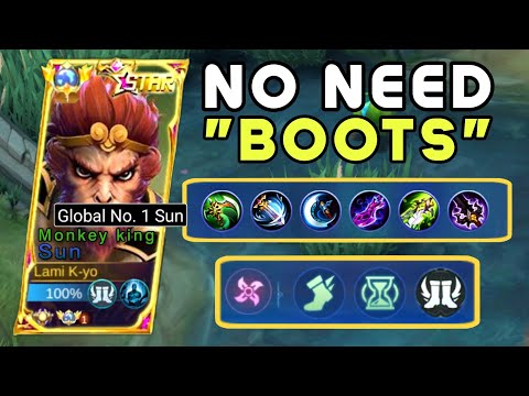 SUN NO BOOTS + FULL CRITICAL DAMAGE W/ THIS NEW EMBLEM IS TOO MUCH OP?! 😱😎🔥