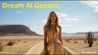 Futuristic Fashion Show in the Desert 🌵 |  AI Queens Rule the Runway 👑✨