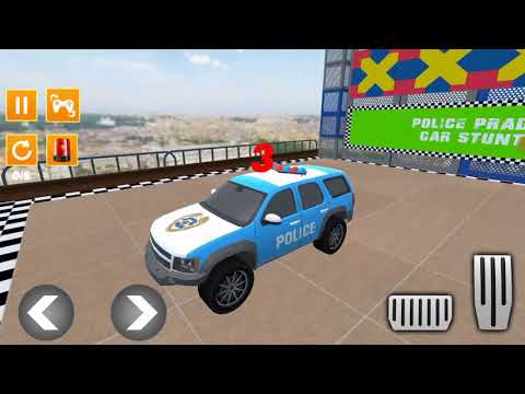 Police Prado Ramp Car Stunt Racing🚓 #17