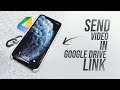 How To Send Video In Google Drive Link On IPhone Tutorial