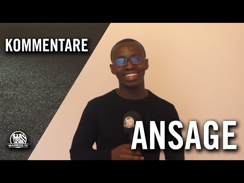 Ansage von Prince Schülke (SG Rot-Weiss Frankfurt II) | MAINKICK.TV