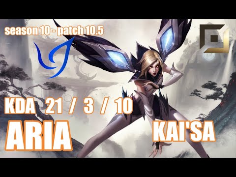 【韓国サーバー/GM/vs The shy】CGA ARIA カイ=サ(Kai'sa) VS ヴェイン(Vayne) BOT - Patch10.5 KR Ranked【LOL】